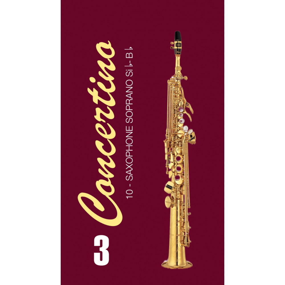 FR22SO05 Concertino Трости для саксофона сопрано No 3 (10шт), FedotovReeds