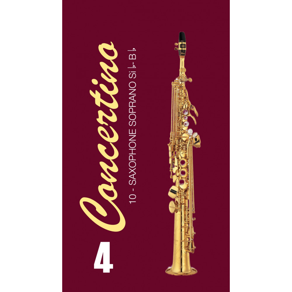 FR22SO08 Concertino Трости для саксофона сопрано No 4 (10шт), FedotovReeds