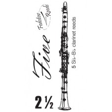 FR25C001 Five Трости для кларнета No 2,5 (5шт), FedotovReeds