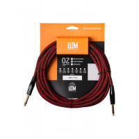 Кабель инструментальный Leem FRS-5(RD/BK), красный/черный, 5м