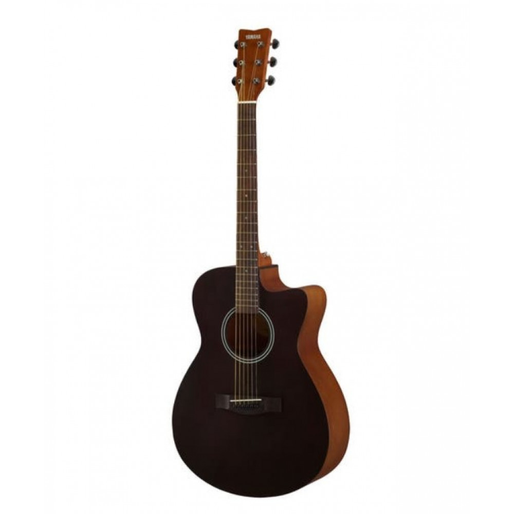 Гитара акустическая Yamaha FS400C-SMB, с вырезом, черная