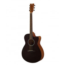 Гитара акустическая Yamaha FS400C-SMB, с вырезом, черная