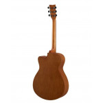 Гитара акустическая Yamaha FS400C-SMB, с вырезом, черная