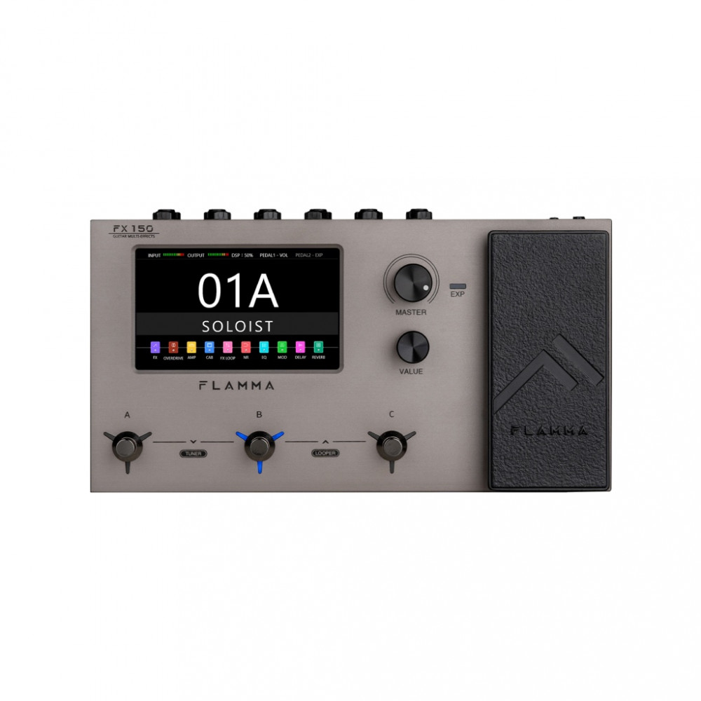 FX150-GY Процессор эффектов (stardust gray) серый, Flamma