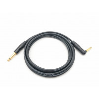 Кабель гитарный (инструментальный) ZZcable G18-JR-J-0500-0, Jack-Jack угловой, 5м