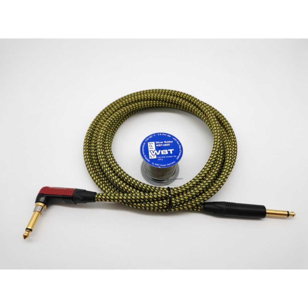 G30-JRS-J-0300-0 Кабель инструментальный Silent, угловой, в оплетке, 3м, ZZcable