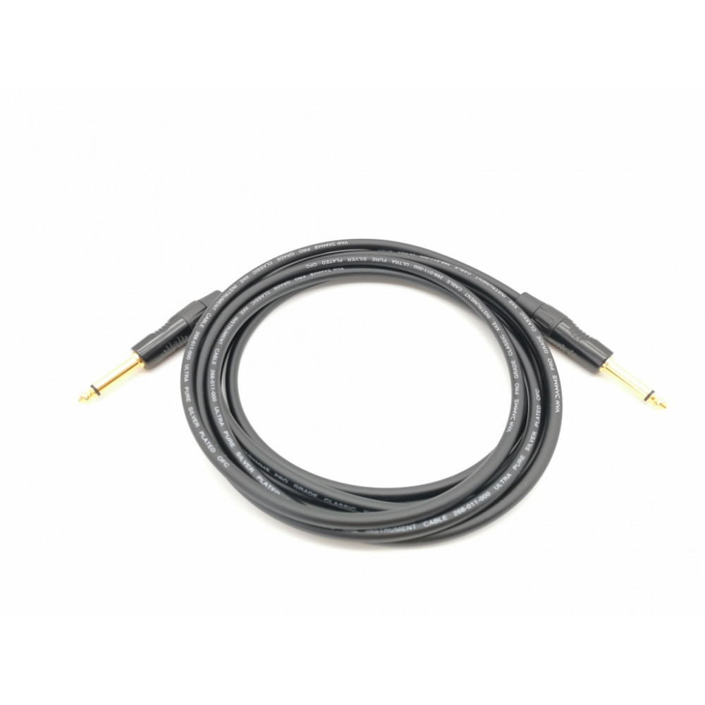 G80-J-J-0200-0 Кабель гитарный (инструментальный) Jack-Jack, 2м, ZZcable