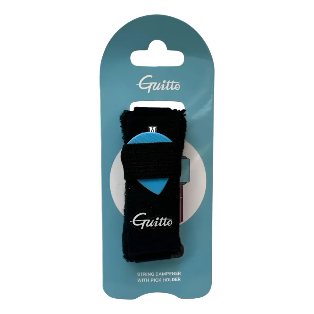 GGF-02S(Black) Демпфер гитарный, средний, черный, Guitto