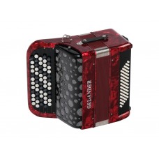 GH5060-RED Кнопочный аккордеон 62/60, красный, Gelander