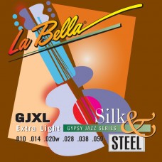 GJXL-LE Gypsy Jazz Silk&Steel Extra Light Компект струн для акустической гитары 10-50 LaBella