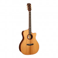 Электро-акустическая гитара Cort Gold-A10-Cocobolo-WCASE-NAT Gold Series, с чехлом