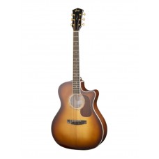 Gold-A8-WCASE-LB Gold Series Электро-акустическая гитара,с вырезом, санберст, с чехлом, Cort