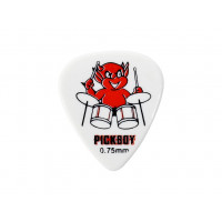 Медиаторы 50шт Pickboy GP-211-1/075 Celltex Red Devil, толщина 0.75мм