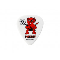 Медиаторы 50шт Pickboy GP-211-4/075 Celltex Red Devil, толщина 0.75мм