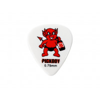 Медиаторы 50шт Pickboy GP-211-5/075 Celltex Red Devil, толщина 0.75мм