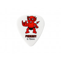 Медиаторы 50шт Pickboy GP-211-6/075 Celltex Red Devil, толщина 0.75мм