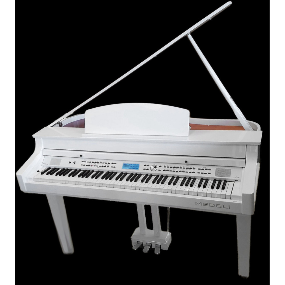 GRAND510(GW) Цифровой рояль, белый, (2 коробки), Medeli