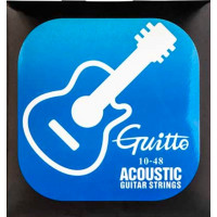 Комплект струн для акустической гитары Guitto GSA-010, 10-48