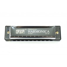 H1005 Губная гармошка, тональность С, серебряная, JDR