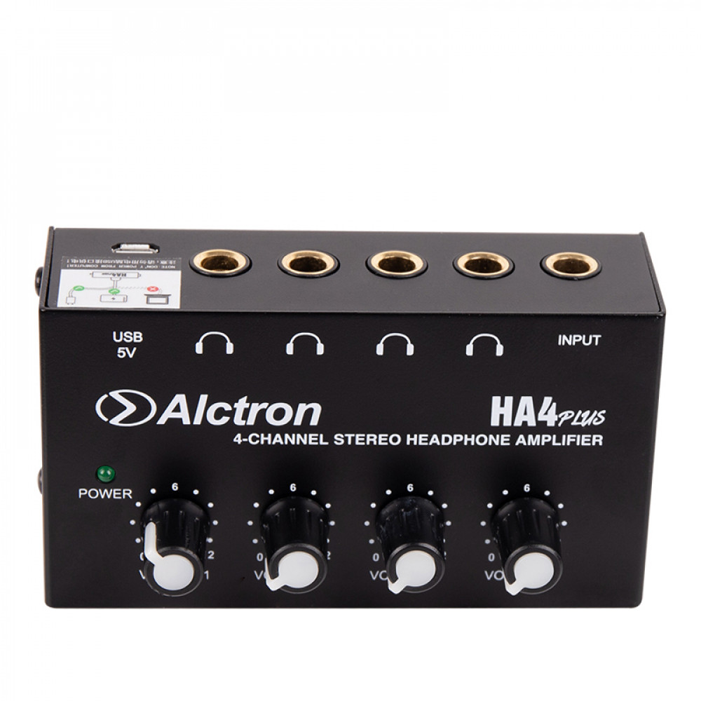 HA4PLUS Усилитель для наушников, 4 канала, Alctron