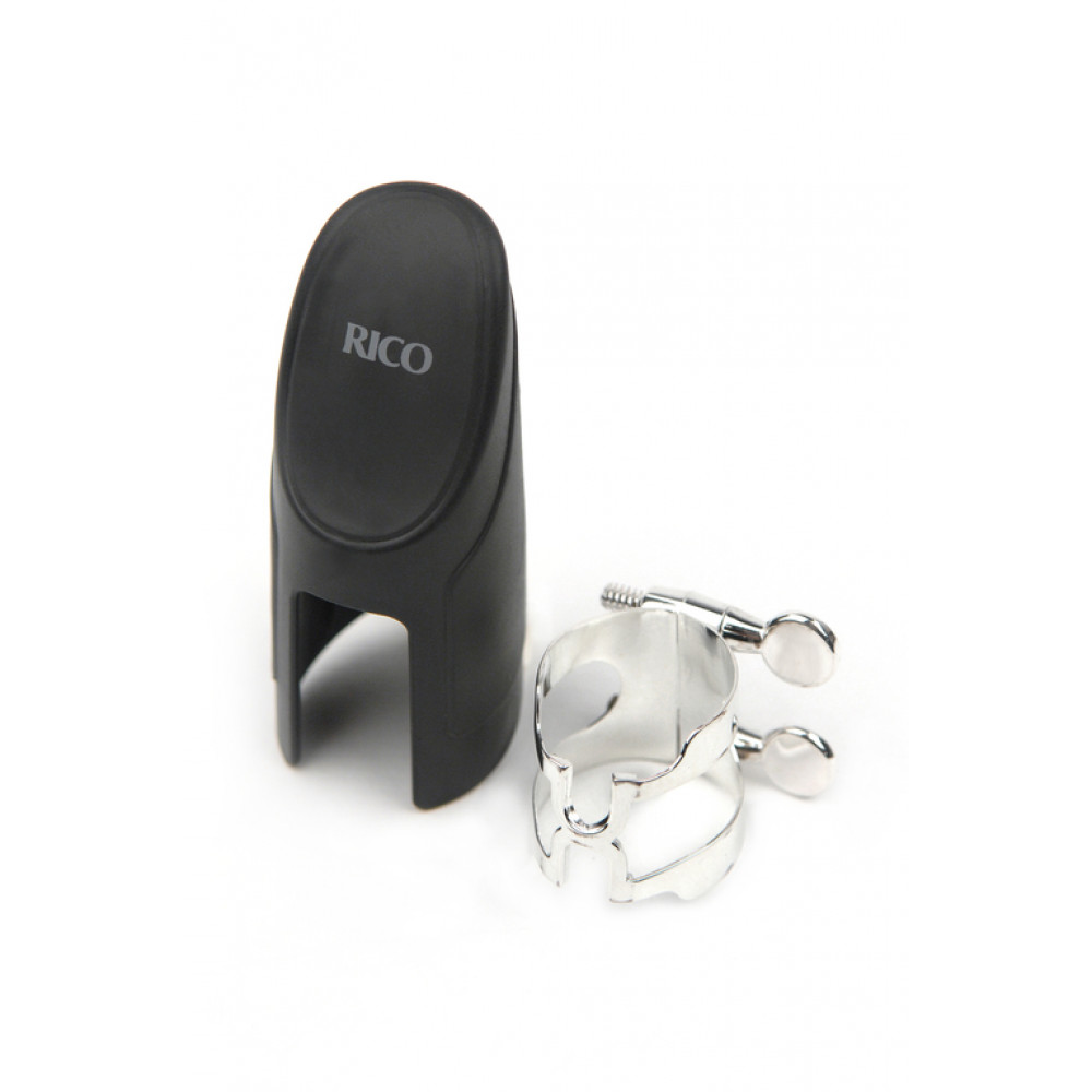 HCL1S H-LIGATURE Лигатура с колпачком для кларнета Bb, посеребренная  RICO