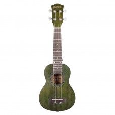 HH-2265 Mahogany Series Укулеле сопрано, с чехлом, зеленый, Cascha