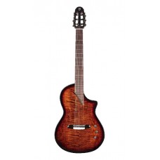 Hispania-Satin-Cognac Классическая гитара со звукоснимателем, коньяк, Martinez