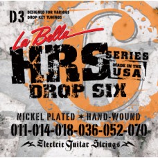 HRS-D3 HRS Drop Tune Комплект струн для электрогитары, никелированные, 11-70, La Bella