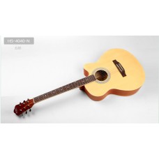 HS-4040-N Акустическая гитара, с вырезом, цвет натуральный, Naranda
