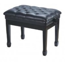 HY-DX06-GLOSS-BLACK Банкетка, черный/черный, искусственная кожа, Rin