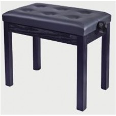 HY-P310-SATIN-BLACK Банкетка, матовый черный, искусственная кожа, Rin