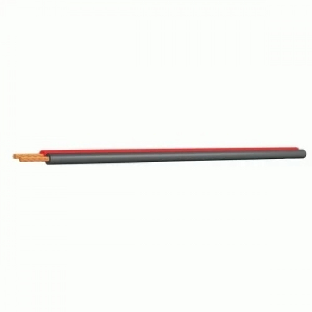 PROEL HPC754RN - колоночный плоский, красно-черный кабель, 2 х 1 мм2, в катушке 200 м