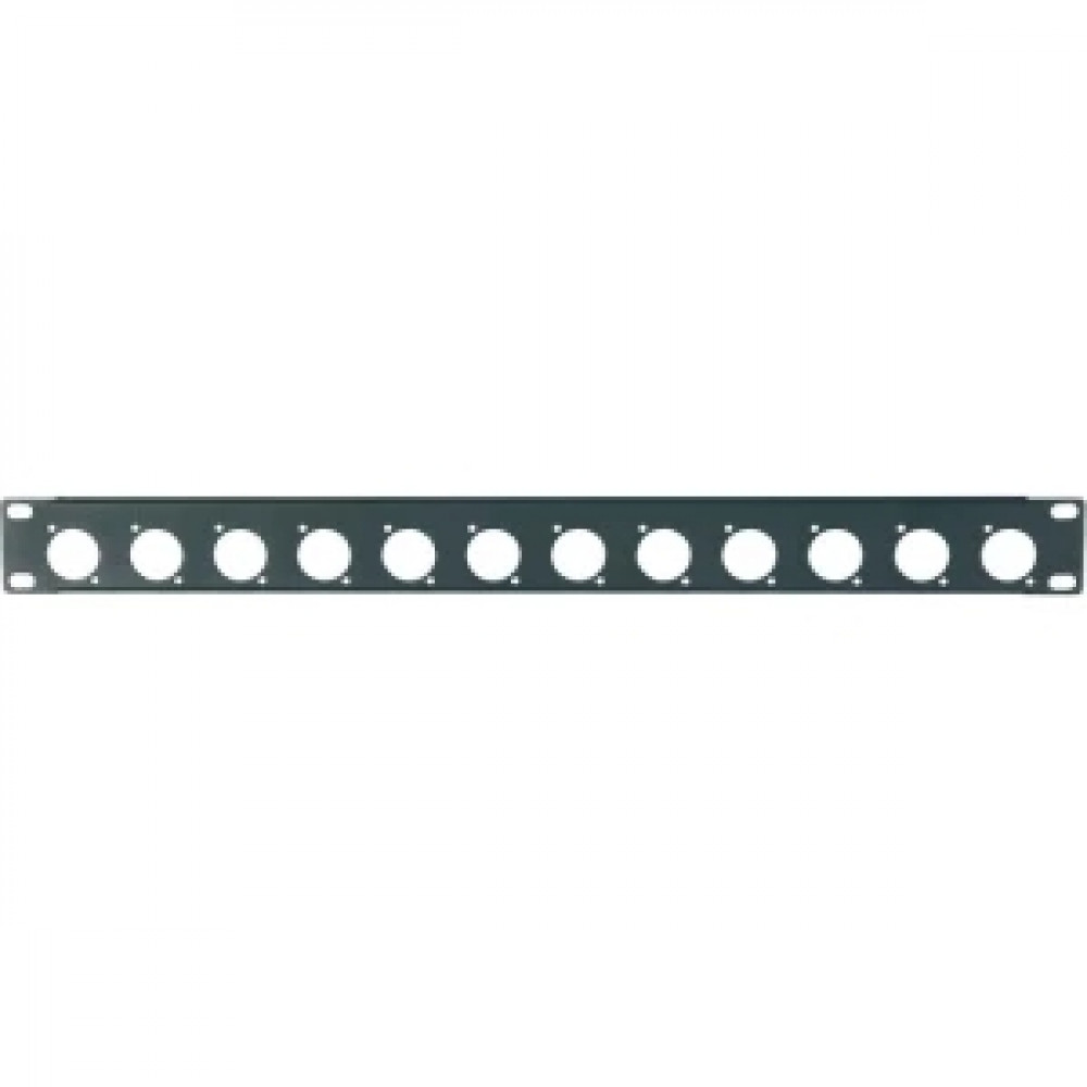 PROEL RK12N - рэковая панель, 12 отверстий под каноны, (разъем FDL) , 1U