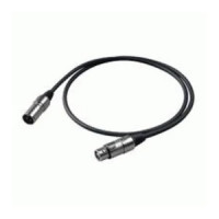 Микрофонный кабель PROEL BULK250LU10, XLR (папа) <-> XLR (мама), длина - 10м