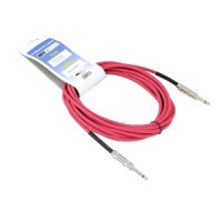 Инструментальный кабель INVOTONE ACI1006 R, 6,3 джек моно <-> 6,3 джек моно, длина 6 м (красный)