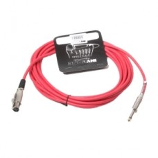 INVOTONE ACM1005 R - микрофонный кабель, 6,3 джек моно - XLR (мама), (красный)