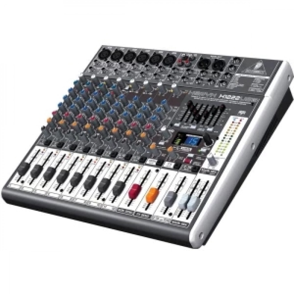 Микшер,4моно,4стер.,6 мик.предусил,2 AUX-шины,процессор эффектов BEHRINGER X1222USB, USB,эквалайзе