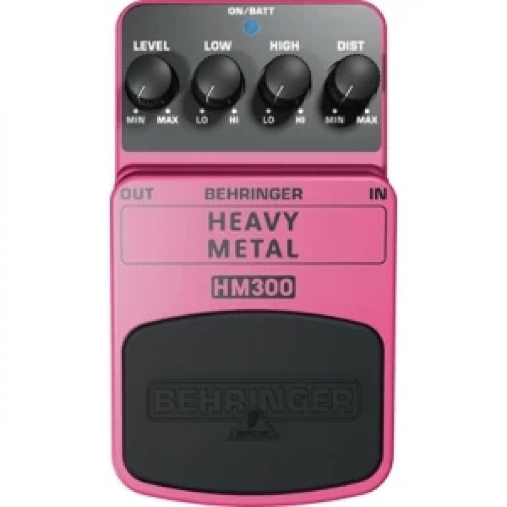 BEHRINGER HM300 - педаль эффектов 'Хэви Метал'-дисторшн