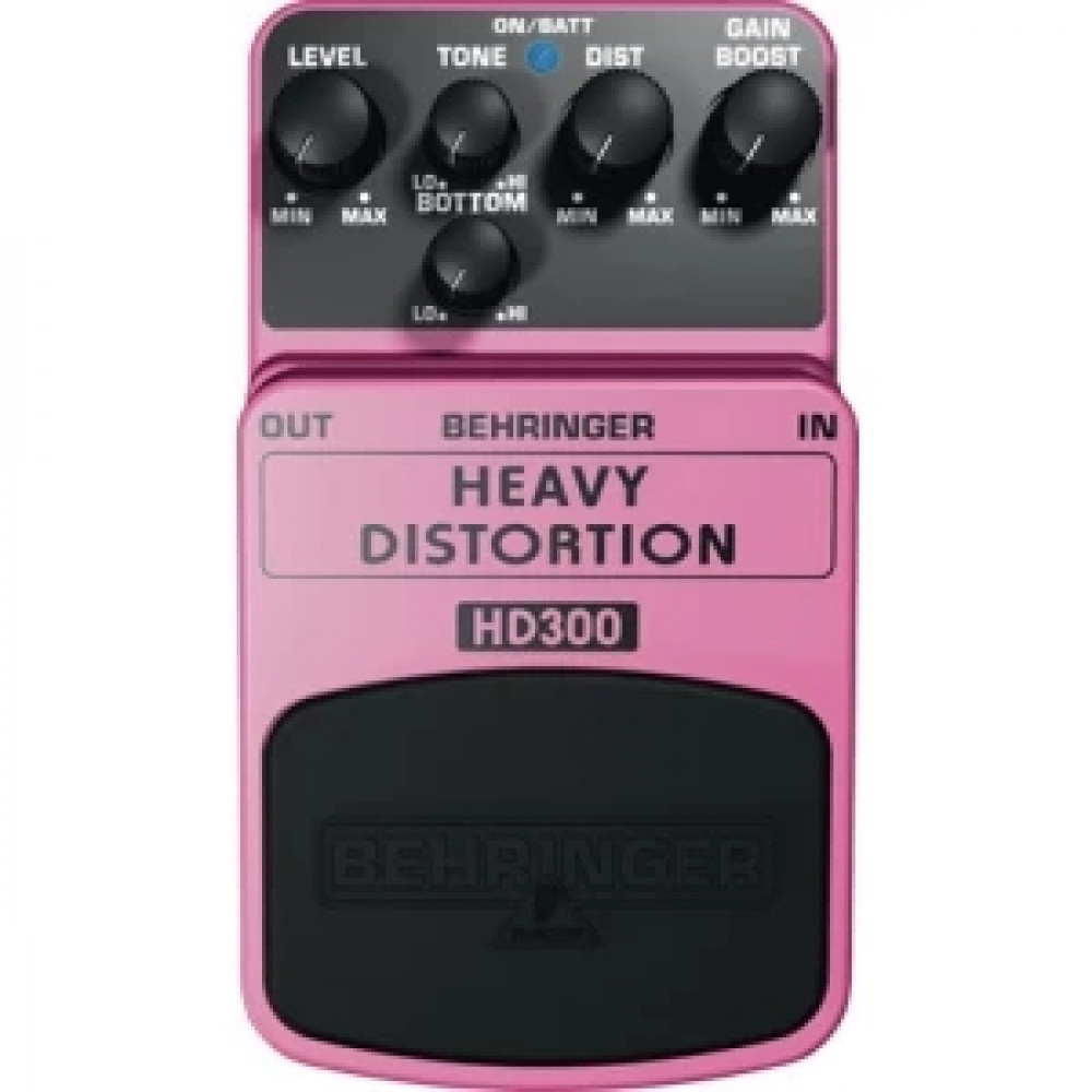 BEHRINGER HD300 - педаль эффектов 'Хэви Дисторшн', индивидуальные регуляторы
