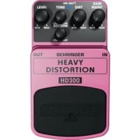 Педаль эффектов 'Хэви Дисторшн' BEHRINGER HD300, индивидуальные регуляторы
