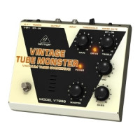 Ламповая педаль эффектов овердрайв со встроенным гейтом BEHRINGER VT999, стиль 'винтаж'