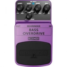 BEHRINGER BOD400 - педаль эффектов (овердрайв) с ламповым звучанием для бас-гитар