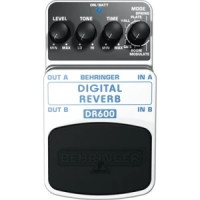 Педаль цифр BEHRINGER DR600, стереофонических эффектов реверберации для гитар, бас-гитар и клавиш