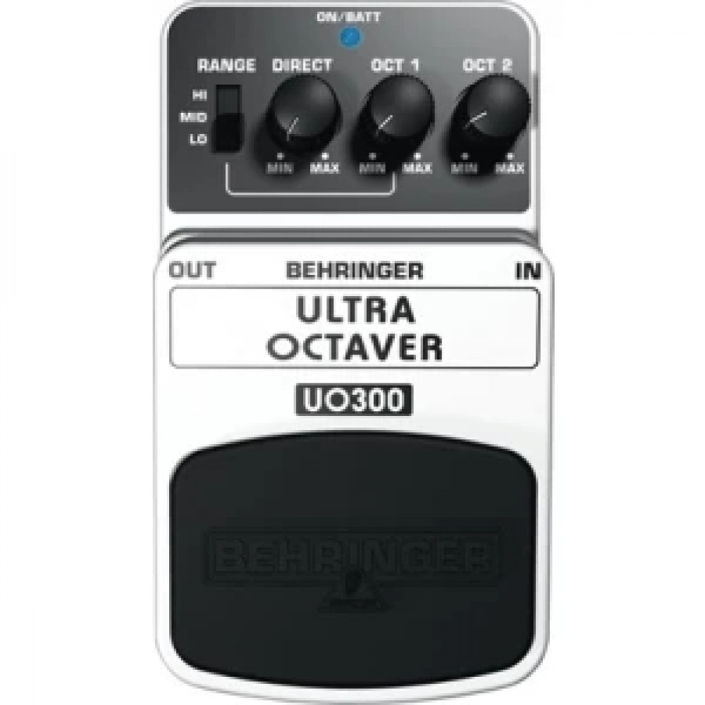 BEHRINGER UO300 - педаль эффектов (октавер) для гитар и бас-гитар, 3-х режимный