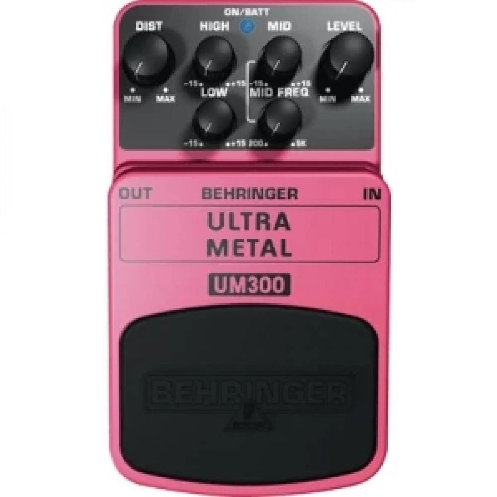BEHRINGER UM300 - педаль эффектов 'Ультра Метал'- дисторшн