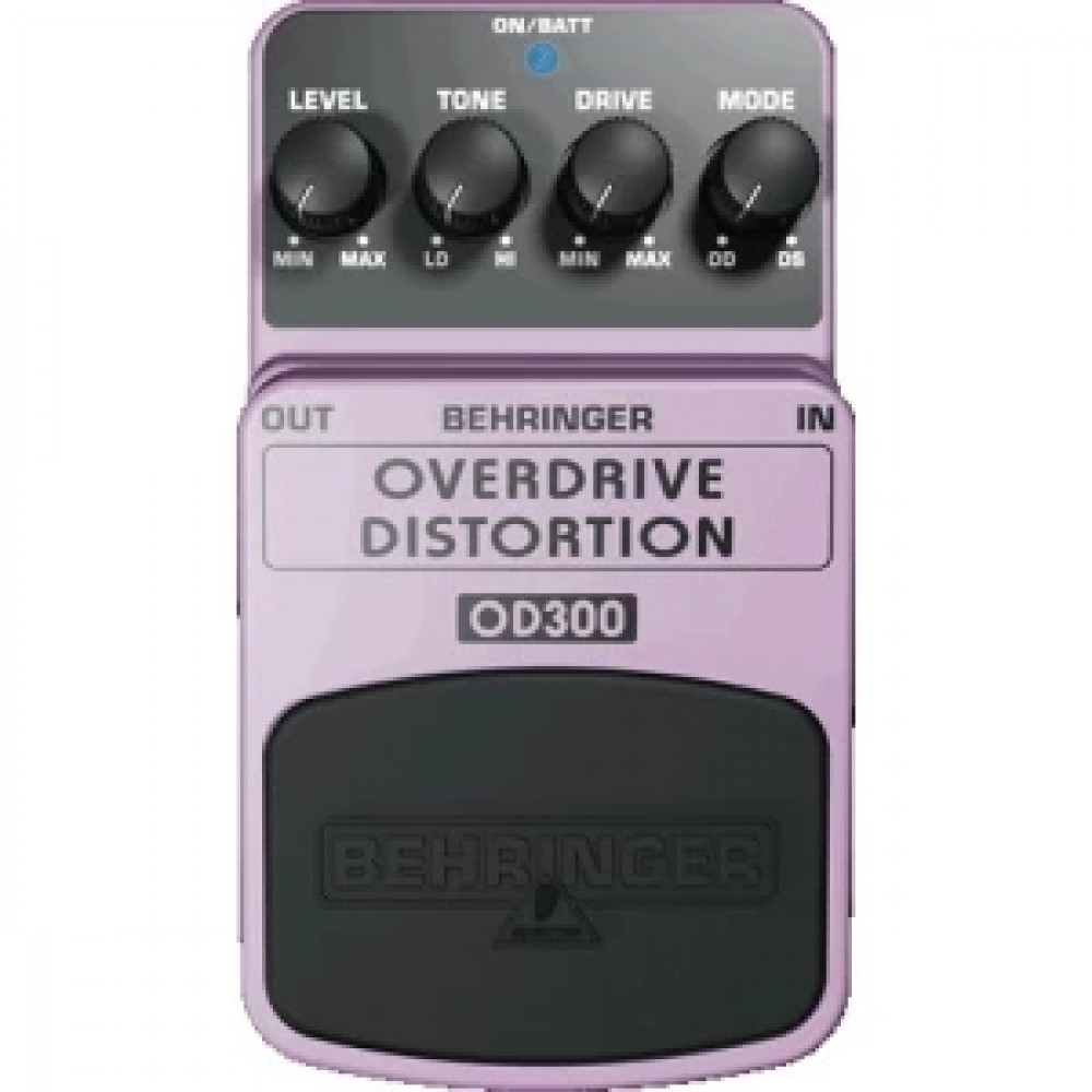 BEHRINGER OD300 - педаль эффектов овердрайв/ дисторшн (2-х режимный)