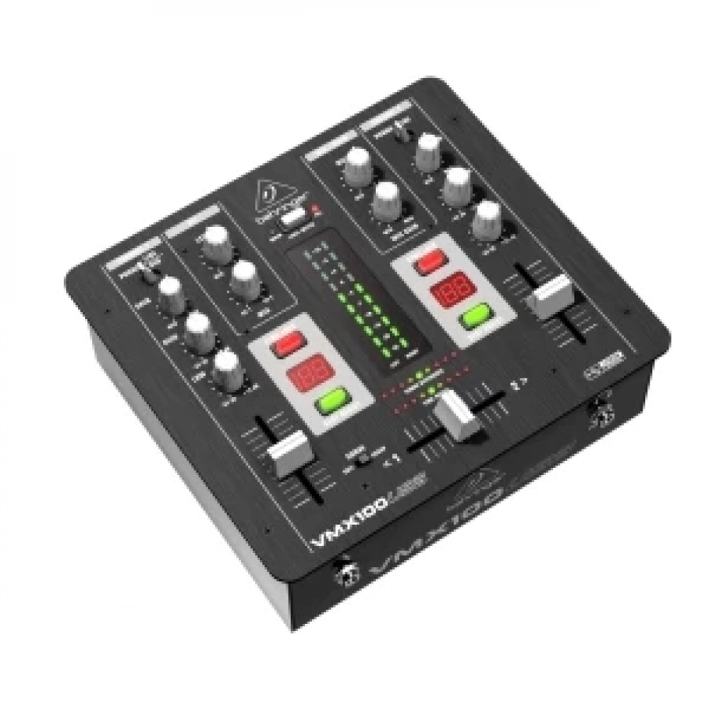 BEHRINGER VMX100USB - микшер для DJ, 2-канальный,Встроенный USB-интерфейс, МАС, РС