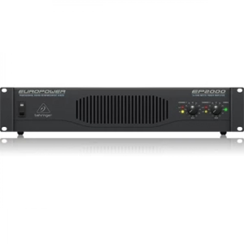 BEHRINGER EP2000 - усилитель мощности, 2х500 Вт/4 Ом,2х350 Вт/8 Ом, мост:1300 Вт/4 Ом, 1000 Вт/8 Ом