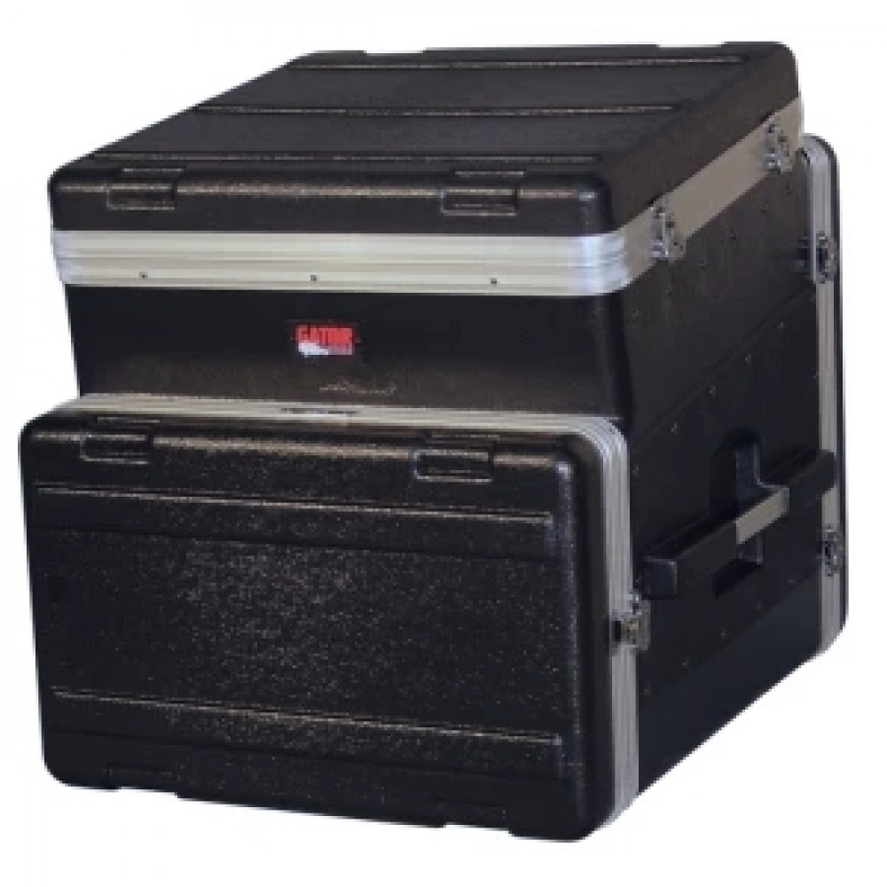 GATOR GRC-10X6 - рэковый кейс,пластик,черный,10U верх, 6U низ, компактный, легкий доступ к кабелям