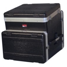 GATOR GRC-10X6 - рэковый кейс,пластик,черный,10U верх, 6U низ, компактный, легкий доступ к кабелям
